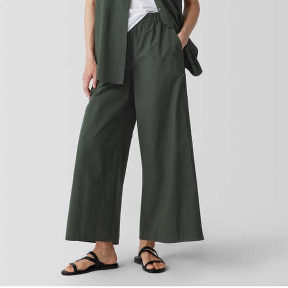NWT Eileen Fisher Wide Ankle Pant -Wheat ColorInseam is...